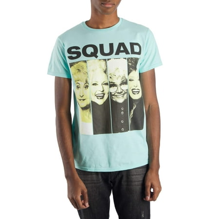 Golden Girls Men's Squad Picture Short Sleeve Graphic T-Shirt, up to Size