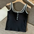 thumbnail image 2 of SHITINN Compression Top Men 1xl Tops for Women Shelf Bra Camisoles Adjustable Spaghetti Strap Tank Tops Basic Layer, 2 of 4