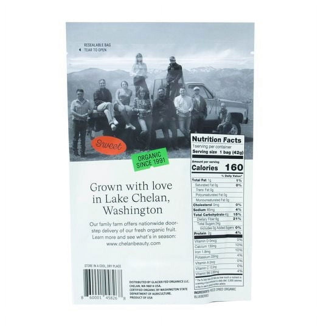 Chelan Beauty Blueberries, Freeze Dried, Organic-1.5 oz