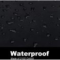 thumbnail image 4 of Lawn Mower Cover 210D Waterproof Polyester Fiber Lawn Tractor Cover Dust and Weather Protection Black, 4 of 5