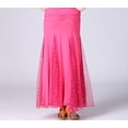 thumbnail image 2 of Womens Long Godet Ballroom Smooth Waltz Tango Practice Skirts for Dance, 2 of 4