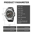 thumbnail image 4 of Men's Watches Outdoor Sports Waterproof Military Watch Tactical Digital Analog Wrist Watch Date Multi Function Led Large Face Alarm Stopwatch for Man, 4 of 16
