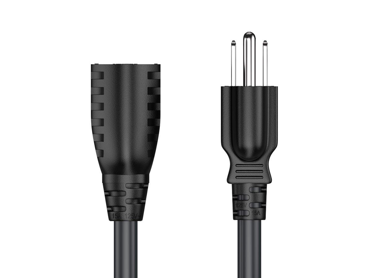 25ft 14 AWG SJTW Power Extension Cord for Indoor and Outdoor (NEMA 5-15P to NEMA 5-15R)