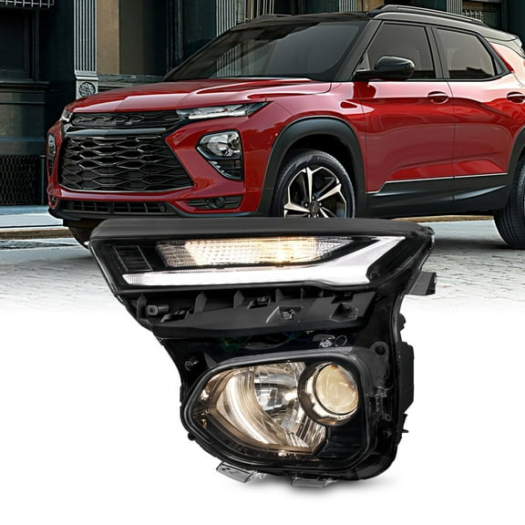 AKKON - Fit 2021-2024 Chevy Traiblazer 21-24 Halogen Type Headlight w/LED DRL Headlamp OE Style Driver Left Side