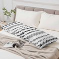 thumbnail image 6 of White Boho Body Pillow Cover 20 x 60 Inch Decorative Pillow Cover Ethnic Tribe Striped Vintage Lumbar Pillowcase Seasonal Rectangle Cushion Case for Couch Sofa Bed Living Room, 6 of 9