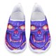 thumbnail image 1 of Doginthehole Beach Zapatos planos antideslizantes con diseño de calavera y lava para mujer, cómodos zapatos de malla para dormitorio, zapatillas suaves para caminar para niña, zapatos para mujer, 1 of 5