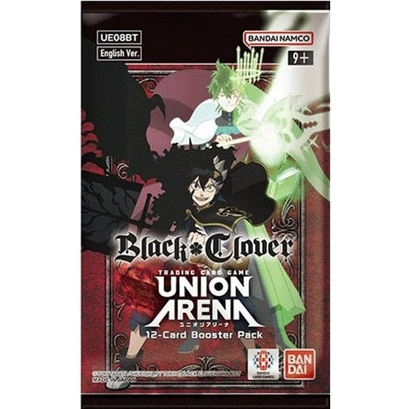 Union Arena TCG Black Clover Volume 1 Booster Pack (12 Cards)