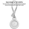 thumbnail image 6 of Belkin Apple Airtag Secure Holder With Strap - Apple Air Tag Keychain - Airtag Holder With Strap For Key Ring - Airtag Keychain Accessories - Scratch Resistant Airtag Case With Raised Edges - White, 6 of 7
