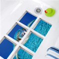 thumbnail image 1 of Bath Treads Stickers Sea Turtle Pattern Square 3D Adhesive Anti Slip Tub Tattoos Safety Decals Mat Waterproof Shower Tub Sticker Bathtub Appliques for Bath Pools Home Decor 6 Pcs 5.9" X 5.9", 1 of 2