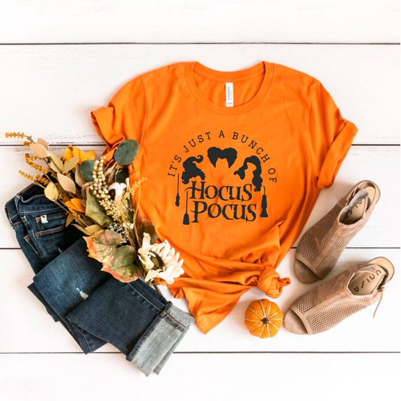 Velto It's Just a Bunch of Hocus Pocus Shirt, Hocus Pocus Shirt, Happy Holiday Shirt ,Happy Holiday Gift, Hocus Pocus T-Shirt, Happy Holiday Tee, Happy Holiday , All Size S-5XL