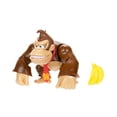 thumbnail image 4 of Nintendo Franchise 4 inch Donkey Kong Action Figure with Bananas Accessory, 4 of 9