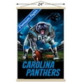 thumbnail image 3 of NFL Carolina Panthers - 3 Point Stance 19 Wall Poster with Wooden Magnetic Frame, 22.375" x 34", 3 of 3