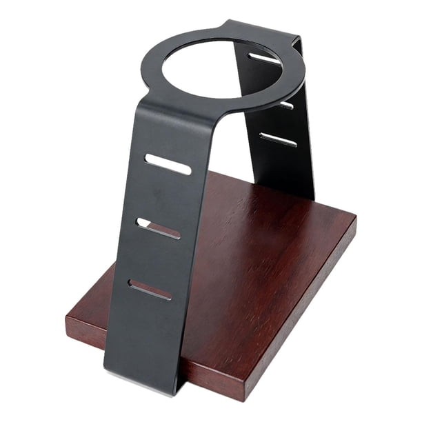 Soporte para Máquina de Café Base Ligera Soporte Versátil con Accesorio Portátil Composición Acero Carbono y Madera Adecuada para Oficina Camping