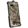 thumbnail image 3 of Case with Clip for Google Pixel 7a Phone (2023), Nakedcellphone [Outdoor Camouflage] Rugged Shield Cover and Ratchet Belt Clip Holster - Tree Leaf Real Woods Camo Design, 3 of 10