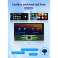 thumbnail image 5 of 7 Inch 1 Din Car MP5 Player Touch Screen Car Radio Carplay and Android Auto For Universal Auto Radio Multimedia Player, 5 of 21