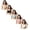 Pink 1PCS & Blue 1PCS & Black 1PCS & White 1PCS & Beige 1PCS, variant on XEGLSBU 5 Pack Girls Training Bra Seamless Vest Top for Tweens Breathable Half Camisole Lace Trim Underwear Size7-12 Years