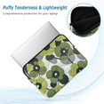 thumbnail image 2 of FORMRS 15-15.6 inch Laptop Sleeve Case Soft Carrying Quilted Computer Bag Cover, Gray Floral, 2 of 7