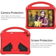 thumbnail image 2 of Dteck Case for Apple iPad 9th Generation (2021) 10.2-inch,Shockproof EVA Foam Kids Friendly Handle Lightweight iPad 10.2" 8th Gen 2020 Protective Back Kickstand Cover for iPad 7th Gen 2019 ,Red, 2 of 5