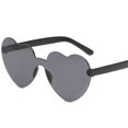 thumbnail image 3 of Gafas de sol transparentes sin marco de gelatina Gafas de sol de color caramelo De una sola pieza, 3 of 5
