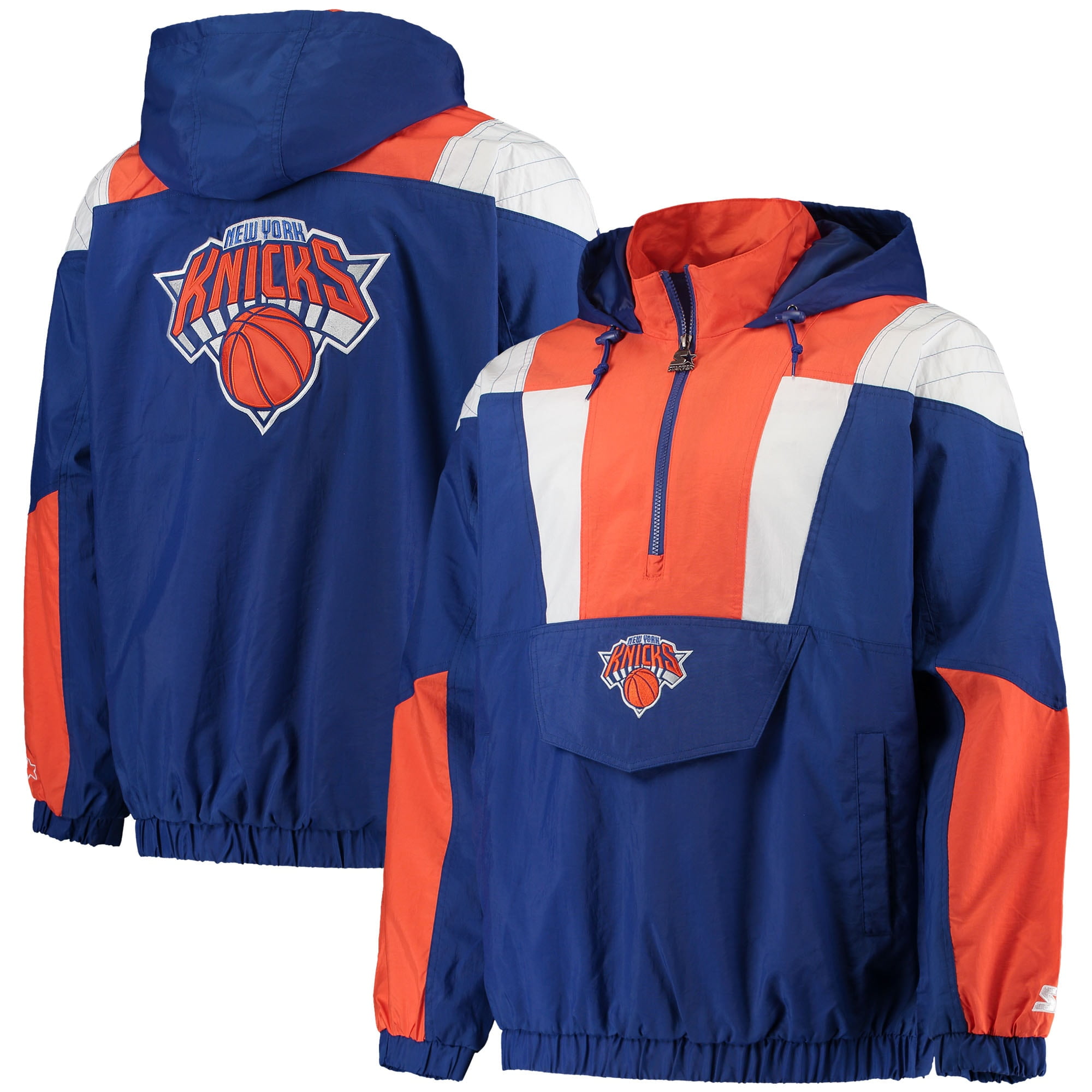 New York Knicks Starter Striker Half Zip Hoodie Jacket Blue Walmart Com Walmart Com New York Knicks Starter Striker Half Zip Hoodie Jacket Blue Walmart Com Walmart Com
