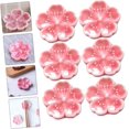 thumbnail image 2 of Elegante soporte para palillos de cerámica con forma de flor de cerezo, soporte para cuchara de cena, soporte para cuchillo y tenedor, soporte para palillos Sakura (juego de 6), 2 of 5