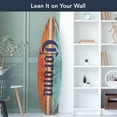 thumbnail image 2 of American Art Decor Licensed Corona Color Wood Tones Surfboard Wall Plaque Sign Summer Beach Style Plank for Tiki Bar, Bedroom, Living Room, Kitchen, Garage, Man Cave, Restaurant, 2 of 6