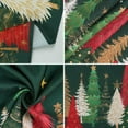 thumbnail image 5 of Oval Christmas Tablecloth 60x84 Inch, Green Xmas Holiday Christmas Tree Table Cloths Oval, 5 of 7