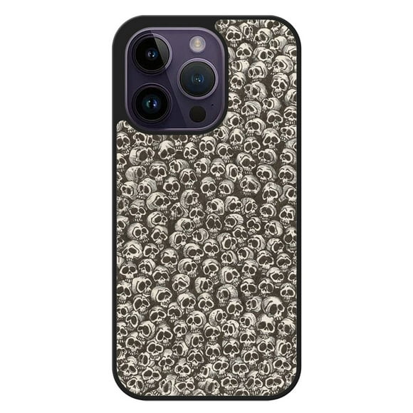 Skulls iPhone 14 Pro Case,iPhone 14 Pro