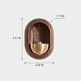 thumbnail image 2 of Feylona Door Chime, Walnut & Brass, Aura Series, Home Decor & Housewarming, Rustic Style, Hanging Mount, 2 of 5