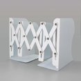 thumbnail image 2 of Adjustable Bookends For Heavy Books, Document Holder For Desk, Shelf, Office, Stationery, Extendable Up To 19cm (white) Betterlifefg, 2 of 4
