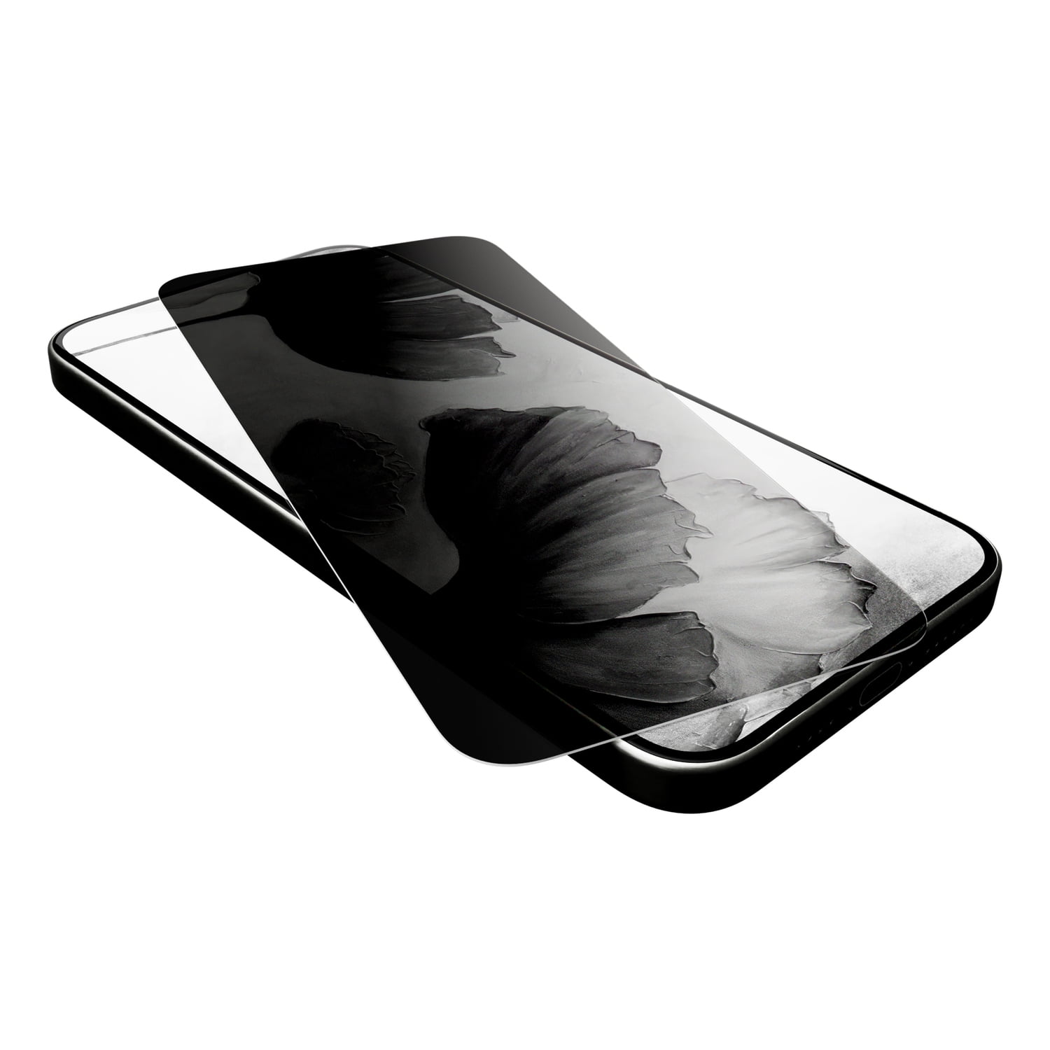 cellhelmet Privacy Tempered Glass Protector with Alignment Tray for Apple iPhone 17/16 Pro, SP-106-C000