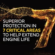 Castrol GTX High Mileage 5W-30 Synthetic Blend Motor Oil, 5 Quarts