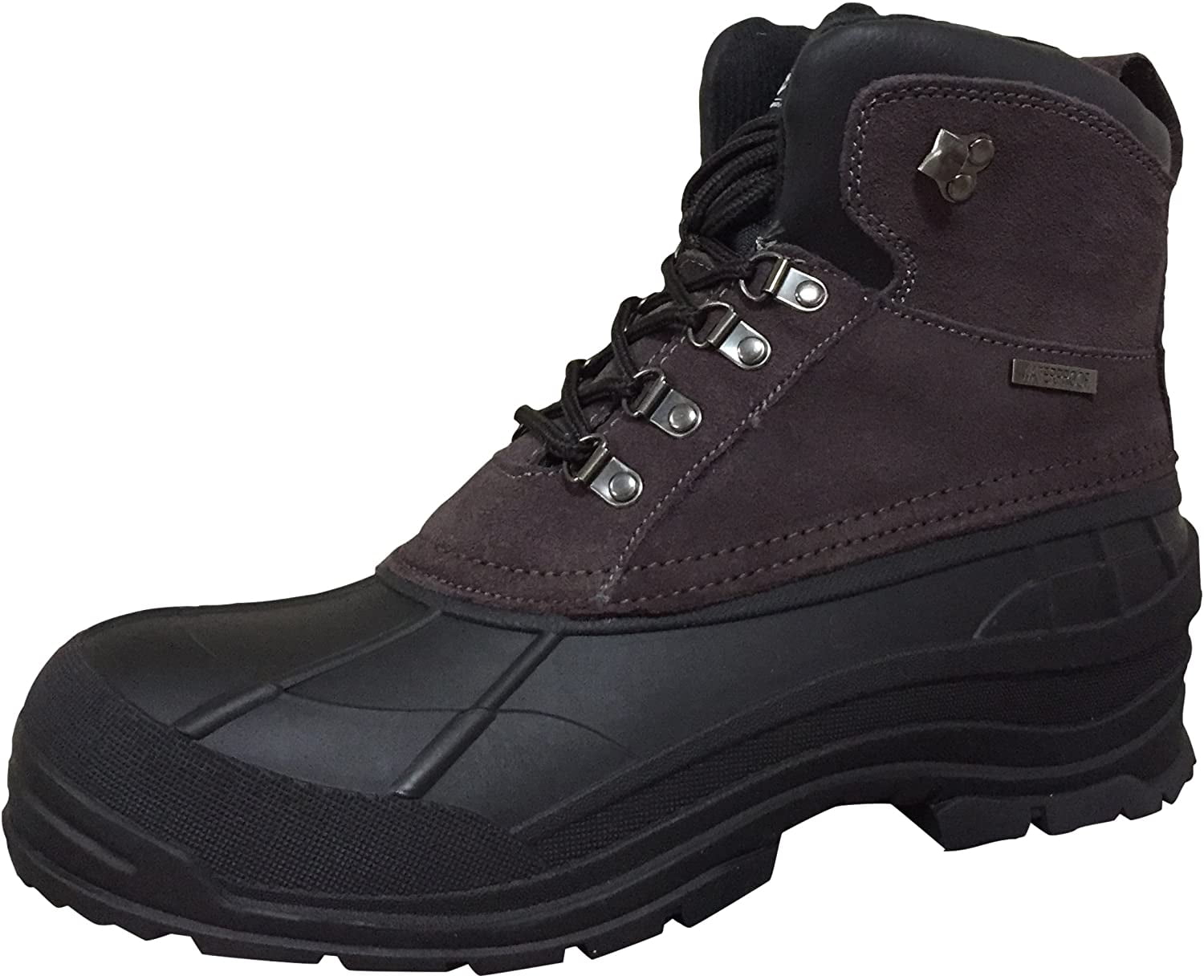 Men's Winter Boots Leather 6" Insulated Hiking Snow Shoes