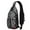Black Halloween Spider-1, variant on Sling Backpack,Black Halloween Pumpkins Crossbody Bag with Water Bottle Holder,Waterproof Sling Bag for Men/Women with Chest Phone Holder for Hiking,Travel