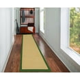thumbnail image 2 of Linon Athena Sisal and Green 2.5' x 12' Runner, 2 of 5