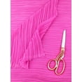 thumbnail image 6 of Minerva Amore Pleated Georgette Fabric Cerise Pink - per yard, 6 of 6