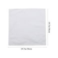 thumbnail image 2 of OULII 6Pcs Daily Use Napkins Cloth Napkins Cotton Cloth White Elegant Friends, 2 of 8