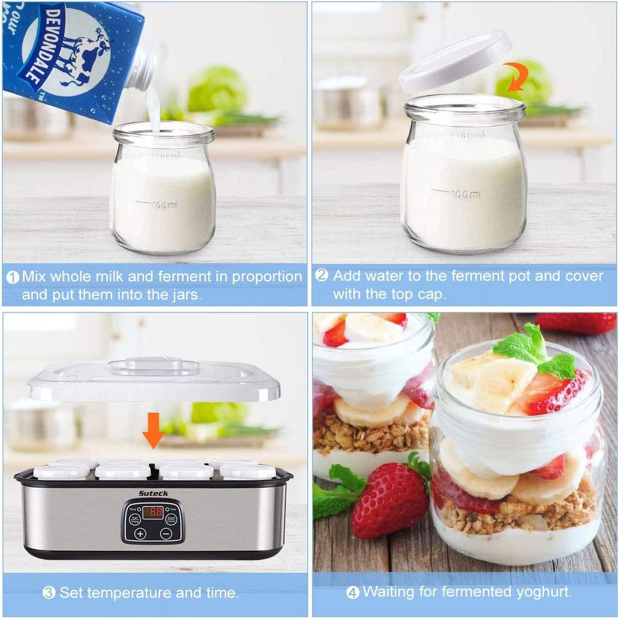 Suteck Yogurt Maker, Fabricante De Yogur Griego Con Control