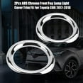 thumbnail image 3 of Front Fog Lamp Cover, Foglight Trim Sliver Stylish 2Pcs  For Decoration, 3 of 8