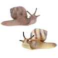 thumbnail image 4 of MasteelfCA 2pcs Artificial Snail Ornament Mini Garden Snail Model Micro Landscape Decor, 4 of 7