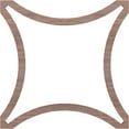 thumbnail image 5 of 47 1/4"W x 47 1/4"H x 3/8"T King Size Lilley Decorative Fretwork Wood Ceiling Panels, Walnut, 5 of 10
