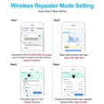 thumbnail image 4 of WiFi Range Extender,1200Mbps Wireless Signal Repeater Booster,Dual Band 2.4G and 5G Expander, 4 of 5