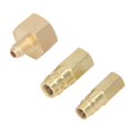 thumbnail image 3 of Piezas de Adaptador de Modernización, Kit de Adaptador de Aire Acondicionado de Interruptor 1/4 en la Conversión de Cobre de Hilo Femenino Dorado para R134a, 3 of 7