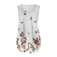 thumbnail image 4 of SMihono Hauts pour Femmes Débardeur pour Femmes Mode Débardeur d'Été pour Femmes à Col en V Sans Manches Imprimé Débardeur Décontracté Blouse Débardeur pour Femmes Hauts d'Été pour Femmes, 4 of 5
