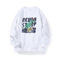 thumbnail image 2 of KYAIGUO Toddler Boys Cartoon Pullover Sweatshirt Kids Autumn Dinosaurs Pullover Blouse Casual Fleece Sweatsuit Tops,Size 5-13T, 2 of 8