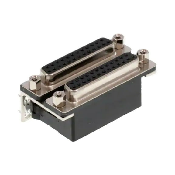 189-025-513R571 Connector D-SUB Femal RCPT 25POS R/A SLDR, Bulk, RoHS