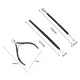 thumbnail image 5 of 5PCS Cuticle Trimmer Set Stainless Steel Cuticle Remover Nail Cleaner Tool, 5 of 5