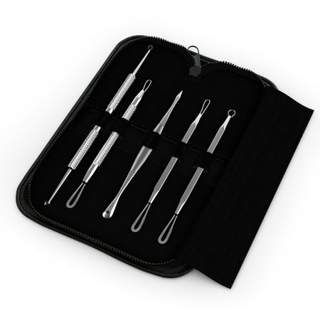 5pcs Blackhead Acne Comedone Pimple Blemish Extractor Remover Stainless Tool (Best Natural Blackhead Remover)