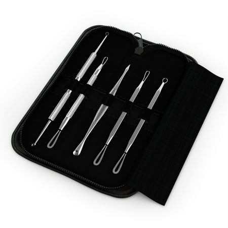 5pcs Blackhead Acne Comedone Pimple Blemish Extractor Remover Stainless Tool (Best Fast Acting Pimple Remover)