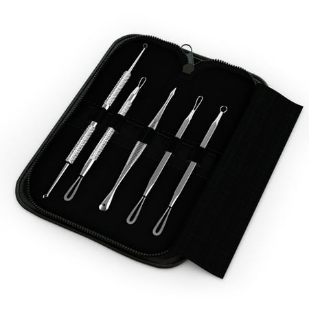 5pcs Blackhead Acne Comedone Pimple Blemish Extractor Remover Stainless Tool (Best Acne Treatment For Under Skin Pimples)